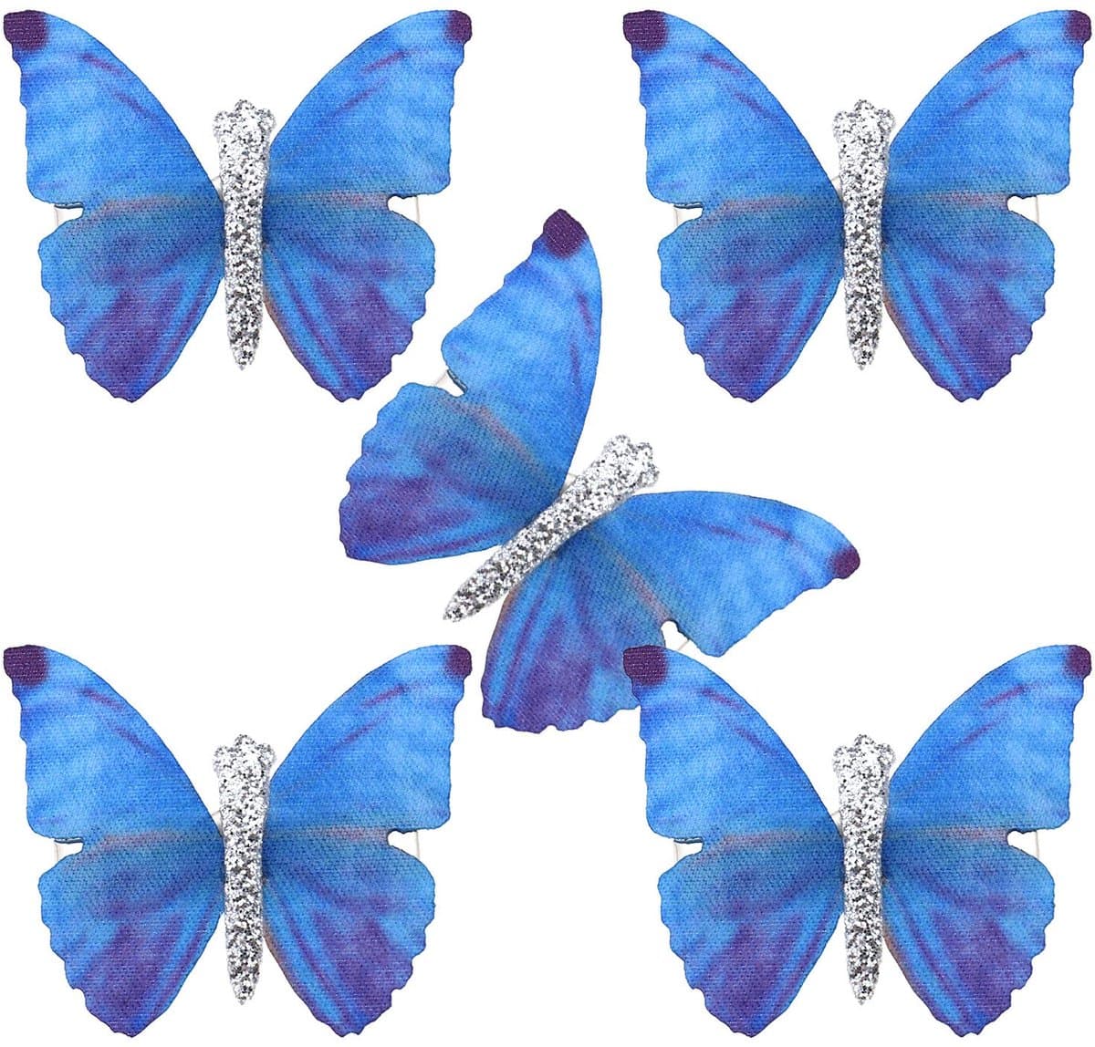 Haarspeldjes Mini Vlinder Barrette Vlinder Bobby Pin Decoratieve Mode Glitter Barrette Decoratieve Accessoires Voor Vrouwen Meisjes — afbeelding 1