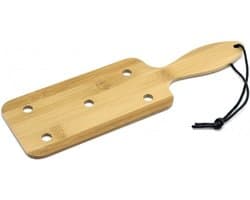 Nooitmeersaai - Bamboe spanking paddle - lengte 27 cm