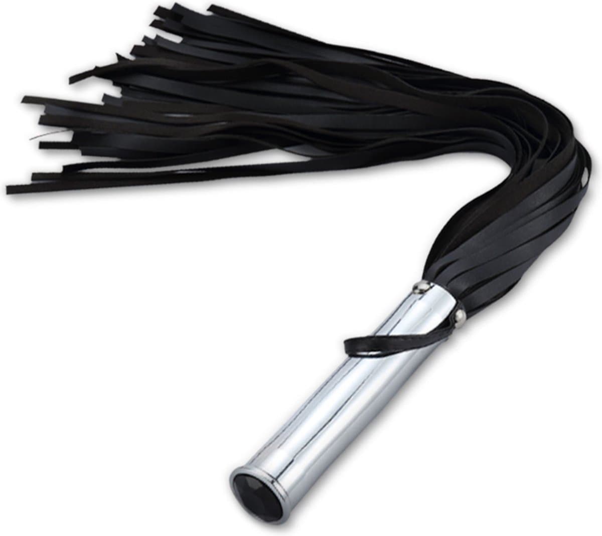 Fixxx - Aluminium Flogger met Verborgen Buttplug - Zwart — afbeelding 1