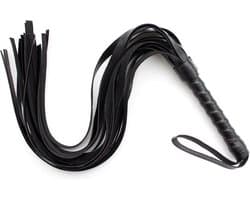 Nina’s Giftshop® BDSM Zweep Zwart – PU Leer – Erotische Zweep – BDSM Accessoire – Seksspeeltje voor Koppels – Volwassenen – Cadeau voor Hem & Haar – Valentijn Cadeau