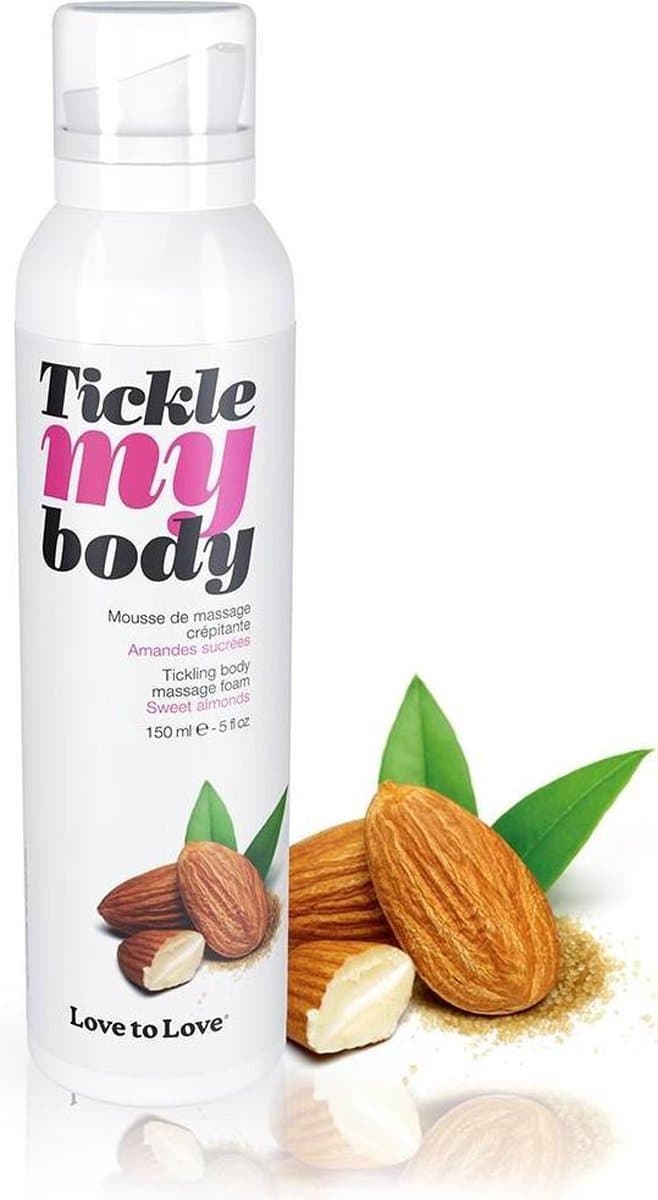 Tickle my Body - Massagemousse - Sweet Almond — afbeelding 1