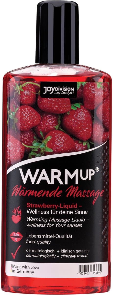 Joy Division-Warmup Erdbeer - 150 ml - Massageolie — afbeelding 1