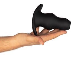 BUTTR - Foxhole Holle Buttplug - Anale Sex Toys voor Anale Stimulatie - Holle Anaal Plug Perfect voor Stimulatie van Binnenuit en Aanbrengen van Glijmiddel - Zwart