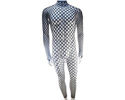 BamBella ® - Panty pak -Onesize - body suit - Heren- Erotische jumpsuit van kant Man lingerie Zwart kant gaas