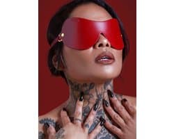 Luxe Blinddoek - Blindfold voor BDSM, Bondage en SM - Kinky Oogmasker - Gemaakt van PU-Leer - Seksspeeltje voor hem en haar - Sex Toy voor koppels