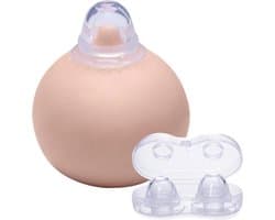 Zachte siliconen tepel corrector- tepel suckers- tepel zuiger- 2 stuks