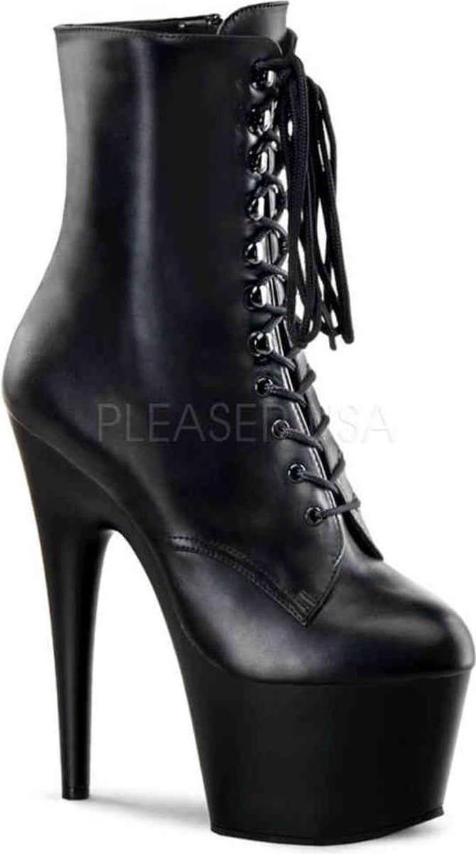 Pleaser Enkellaars -39 Shoes- ADORE-1020 Zwart — afbeelding 1