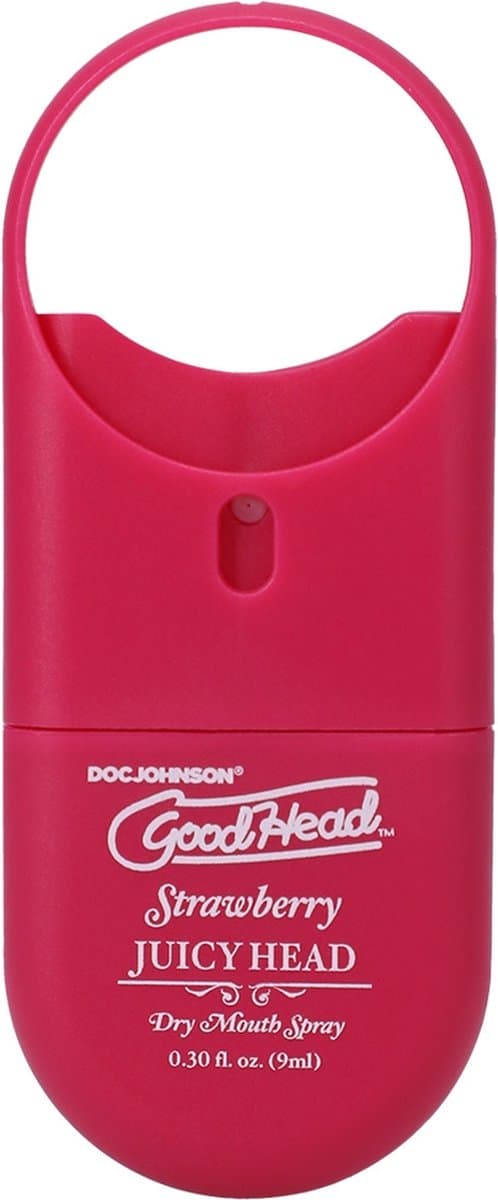 Doc Johnson - Juicy Head - Dry Mouth Spray To-Go - Strawberry - 0.3 fl oz / 9 ml — afbeelding 1
