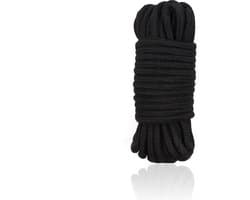 Eroticnoir - Bondagetouw - BDSM touw - SM touw - 10 Meter - Zwart