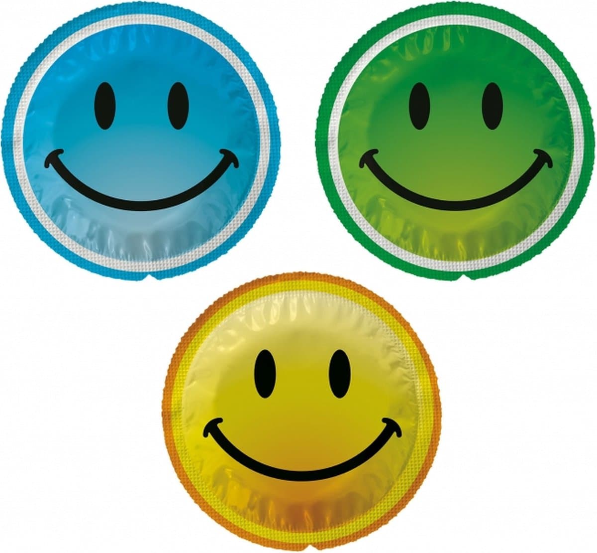 EXS Smiley Face - 100 condooms — afbeelding 1