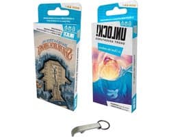 Avontuur Spel Set - Escape Room Spelletjes - Thuis Puzzelen - Korte Avonturen - 11.5 cm x 13 cm - Multicolor