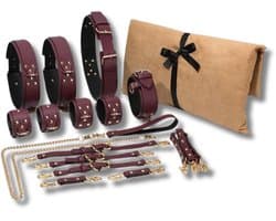 Norvia Bondage Set - Bandage Boks - BDSM Bed Bondage - 10 Delige Set - Seks Toys Voor Koppels - Seksspeeltjes Voor Mannen, Vrouwen