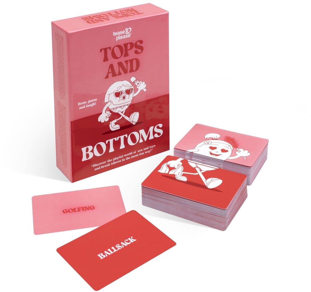 Tease & Please - Tops & Bottoms Partyspel - Multi — afbeelding 1