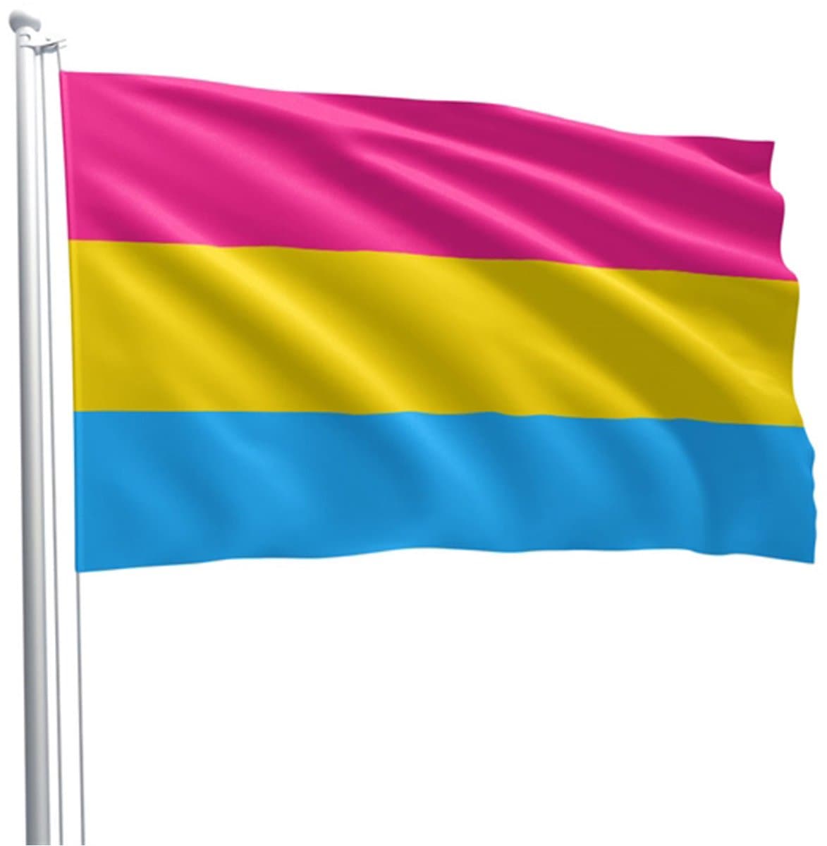 Panseksuele vlag 90 x 150 cm — afbeelding 1
