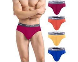 Heren Ondergoed Set van 4 - Zijdezachte Modal Boxershorts zonder gulp
