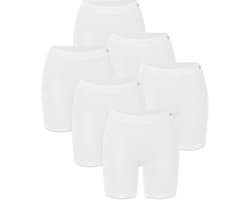 Lange Dames Boxershorts (3 of 6 Stuks) Naadloos Ondergoed met Hoge Taille van Zijdezachte Bamboevezel