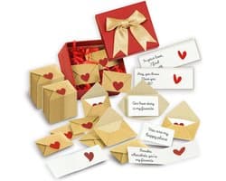 60 Liefdesbrieven voor hem en voor haar, leuke geschenken voor Valentijn en verjaardag