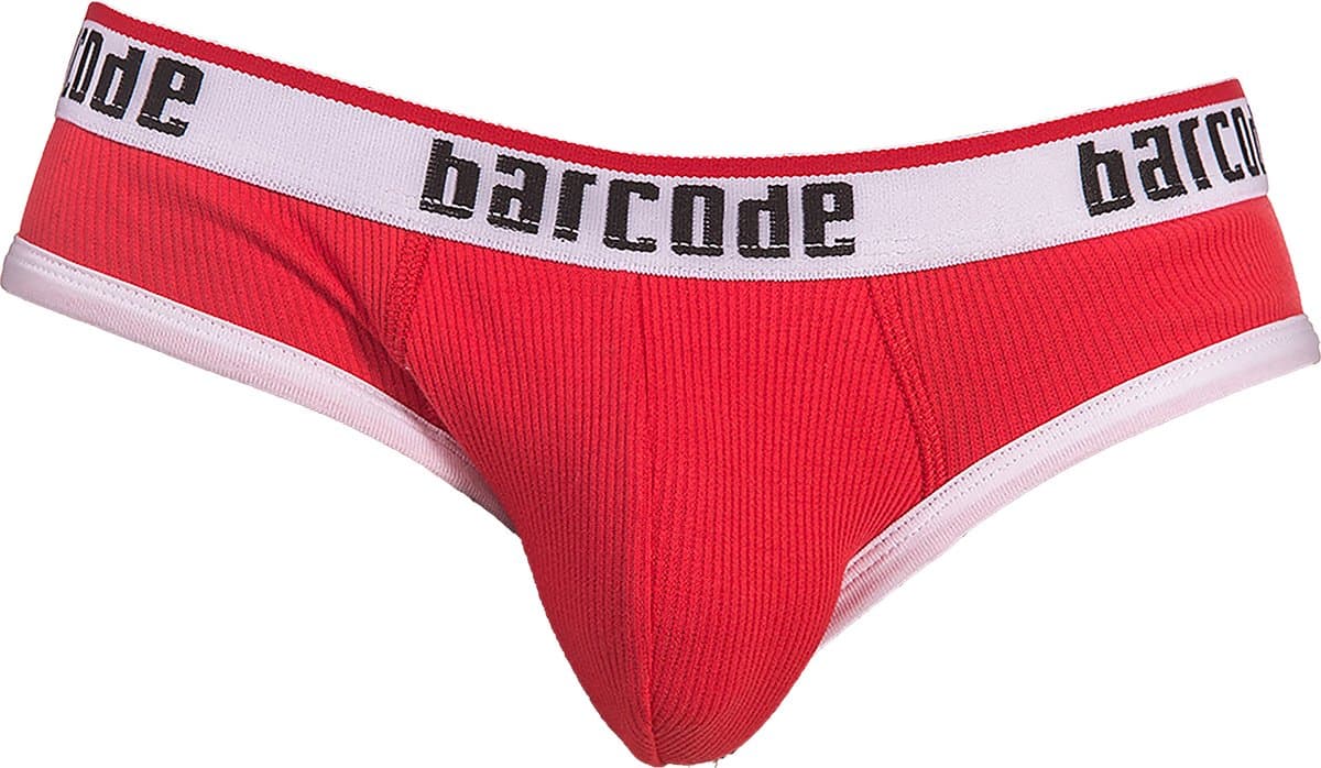 Barcode Berlin Maxime Backless Brief Red - MAAT XL - Erotisch Heren Ondergoed - Slip voor Man - Sexy mannen Slip — afbeelding 1