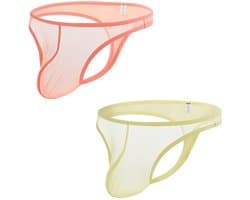 Dailygoods- Jockstrap met 3D-zak - Heren Tanga-ondergoed - Mesh Design - Transparant - Comfortabel - Ademend Materiaal