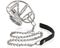 Metal Hard - Metal Chastity Ring With Strap