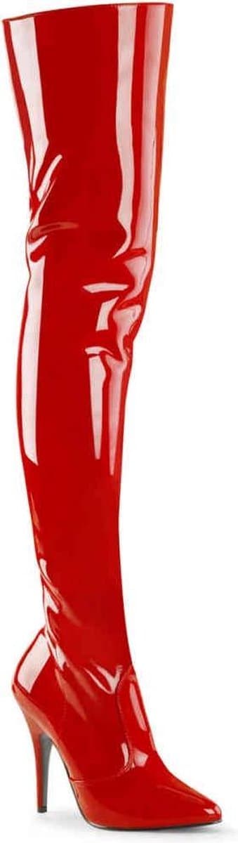 EU 38 = US 8 | SEDUCE-3010 | 5 Classic Plain Thigh Boot — afbeelding 1