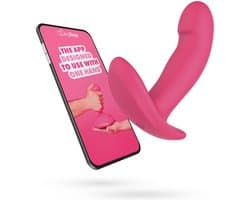 EasyConnect - EasyToys - Draagbare Vibrator Ivy via App - Sex Toys voor Vrouwen - Vibrators voor Vrouwen - Sex Toys voor Mannen - Sex Toys voor Mannen - Prostaat Vibrator voor Mannen - Vibrator - Vibrator voor Koppels - Buttplugs - Roze