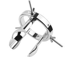 Verstelbare metalen Anus Vagina Spreider - Speculum - Anaal Speeltjes - lang