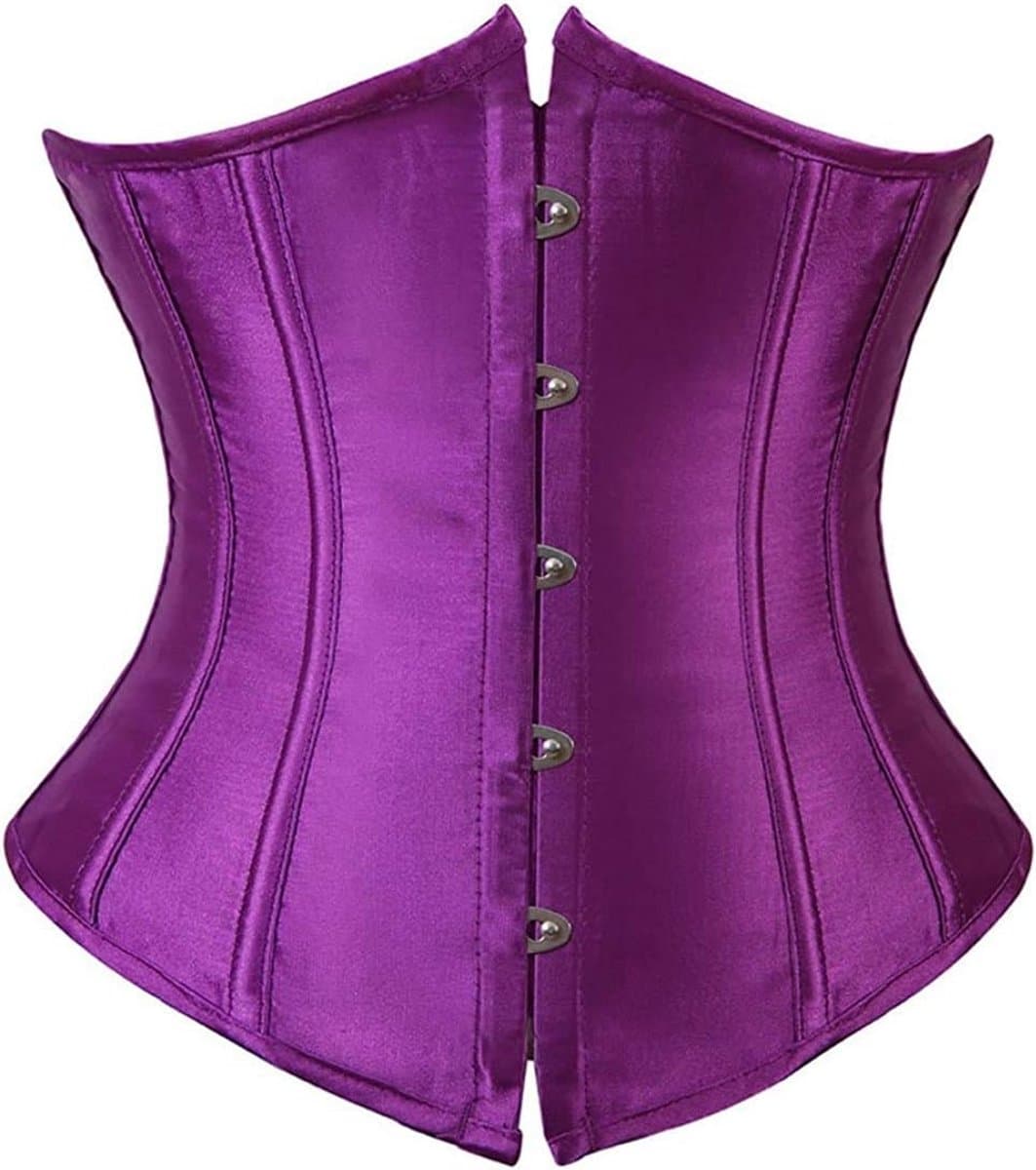 Sexy Overbust Korset met Vetersluiting voor Dames | Bodyshaper en Corset Top — afbeelding 1