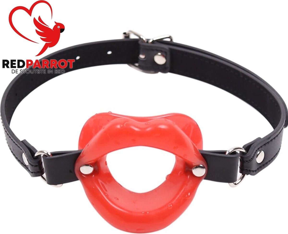 Gag mond - Mond spreider - BDSM - Knevel - Orale seks - Rood — afbeelding 1