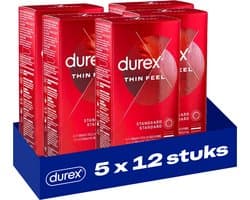 Durex Condooms Thin Feel 12st - 5 Stuks - Voordeelverpakking