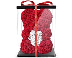 Bloemenbeer in geschenkdoos - Perfect als verjaardagscadeau voor vrouwen
