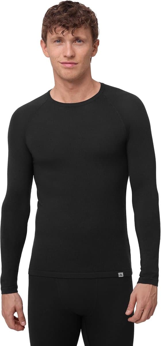 ENDURANCE Merino Thermo Shirt Heren, Lange Mouw, Warm, Met of zonder Rits — afbeelding 1