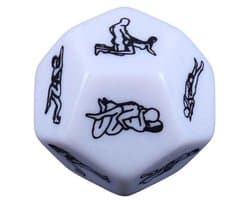 Erotische dobbelsteen - Sex dice - Sex dobbelsteen - Erotiek - Standjes dobbelsteen - 12 standjes - Jonyx