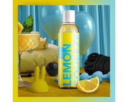 Loovara Massageolie 250 ml - Lemon Squeeze – erotisch & opwindend, met fruitige citrusgeur voor lustvol voorspel en partnermassage | Natuurlijke oliën