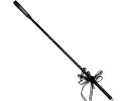 Smart Moves - Paardrijzweep met Strik - 65 cm - Zwart