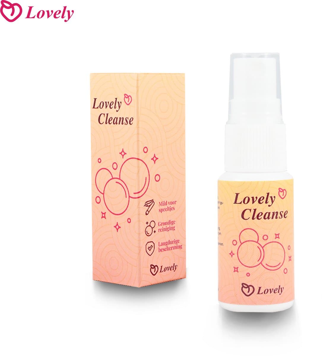 Lovely Cleanse – Antibacteriële Seksspeeltjes Reiniger, Desinfecterende Toy Cleaner Spray, Huidvriendelijk & Veilig voor Grondige Reiniging — afbeelding 1