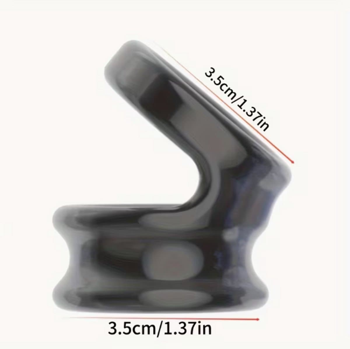 Zachte Ballstretcher - Siliconen - Penisring - Cockring - CBT - Ballenstrekker - Ballenspreider — afbeelding 1