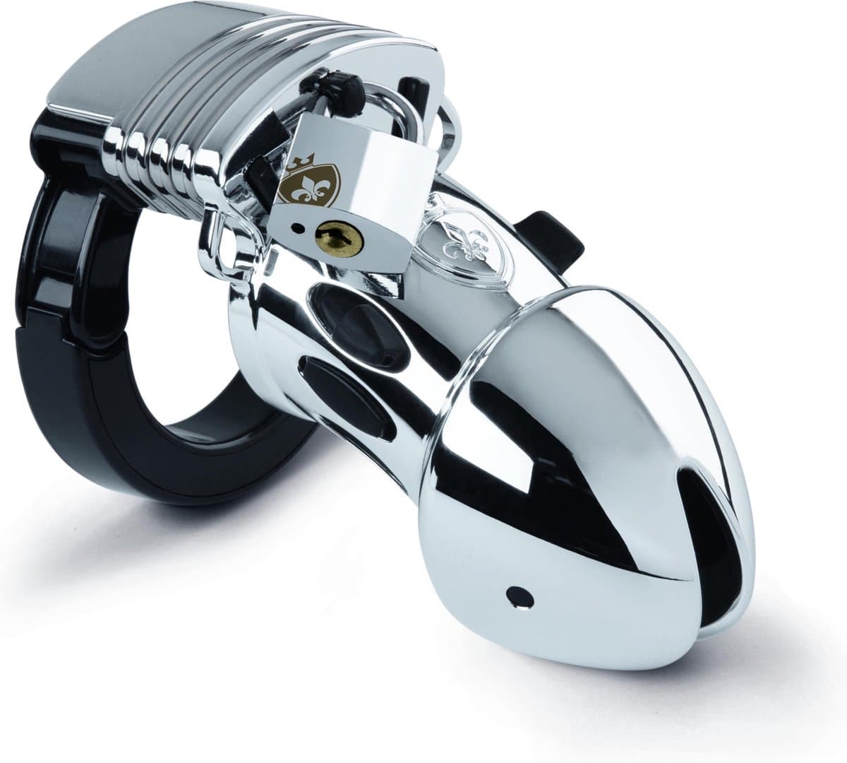 PUBIC ENEMY NO 1 COCK CAGE ZILVER EDITION - elektronische stimulatie — afbeelding 1