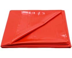 Smart Moves - PVC bed sheet - Rood - 200 x 220 cm