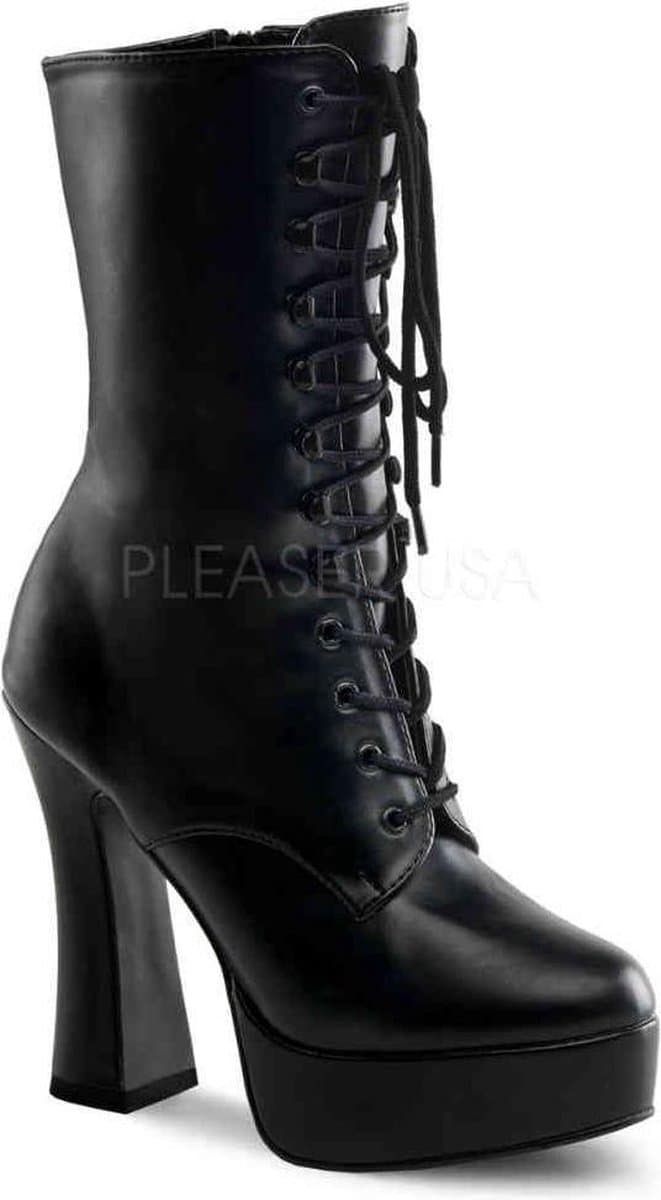 Pleaser - ELECTRA1020 Plateau Laarzen - US 14 - 45 Shoes - Zwart — afbeelding 1