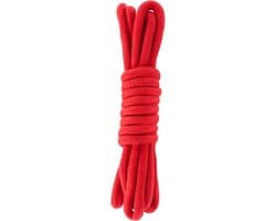 Hidden Desire - Bondage Rope 3M - Bondage / SM Rope and tape Rood