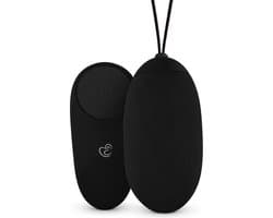 EasyToys - XL Vibrerend Ei Met Afstandsbediening - Vibratie Ei - Koppeltoy - Vibrator voor Vrouwen - Vibrator voor Koppels - Sex Toys voor Vrouwen - Zwart