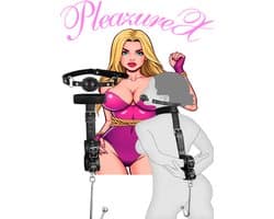 PleazureX - Fetish Series - Bondage set - gag ball - handboeien - anale haak - kwaliteits set - kinky - fetisj - beperkingen
