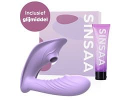 Sinsaa Vibrator 3-in-1 - Sex Toys voor Koppels & Vrouwen - Vibrators voor Vrouwen - Intense G-Spot & Clitoris Stimulator - Dildo Vibrators