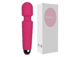 SINYX - Vibrator - Clitoris Stimulator - Vibrators voor Vrouwen - 28 Standen - Massager - Sex Toys voor Vrouwen - Wandvibrator - Magic Wand - Roze