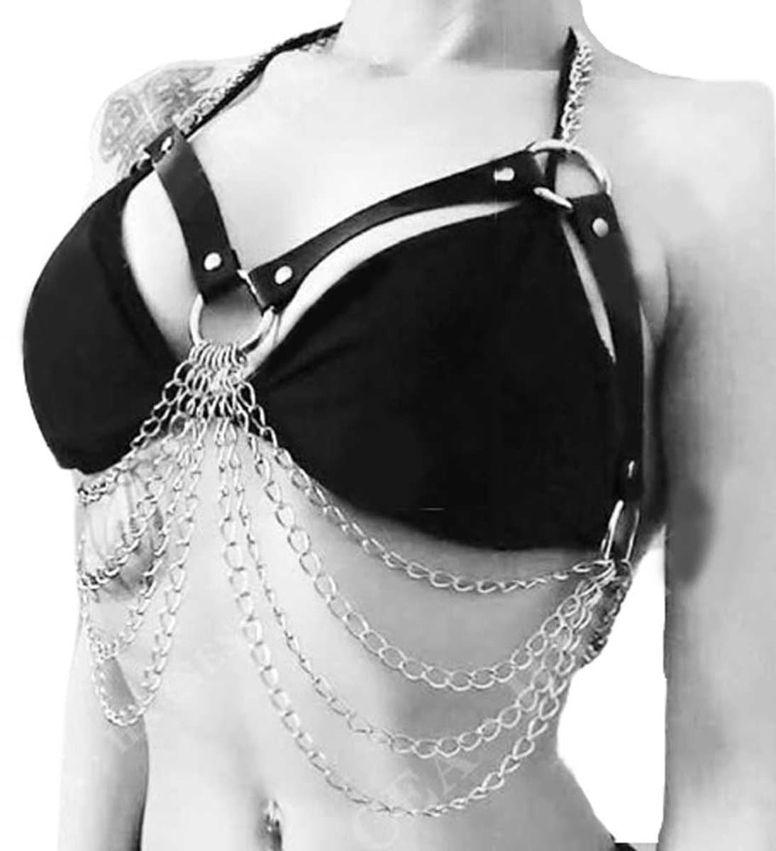 Erotische ketting harnas - Festival - Topje — afbeelding 1