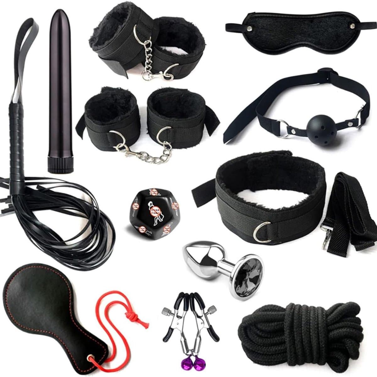 Core® Seksspeeltjes voor koppels - Bondage - Vastbinden - Zwart - 24cm x 17cm x 7cm — afbeelding 1