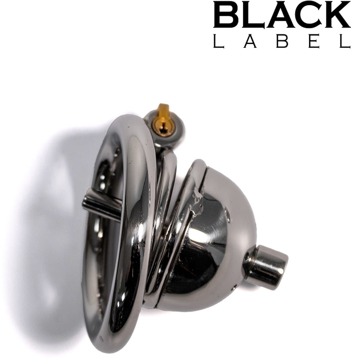 Black Label - The Knob Dome Chastity Cage - Verwijderbare sound — afbeelding 1
