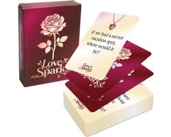 Romantisch Kaartspel - Gesprekskaarten Koppels - Verdieping Relatie - 50 Diepgaande Vragen - 8.9x6.4cm Kaart