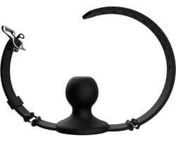 Oneay Siliconen mondknevel met ademgat – Verstelbaar BDSM accessoire – Geschikt voor diepe keeltraining en erotisch spel voor mannen, vrouwen en stellen
